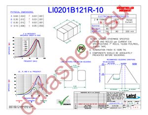LI0201B121R-10 datasheet  